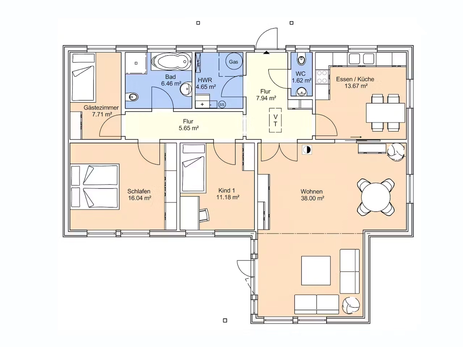 Schwedenhaus – Bauberatung & Vertrieb – Bungalow Magnus 